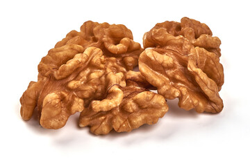 Walnuts, isolated on white background