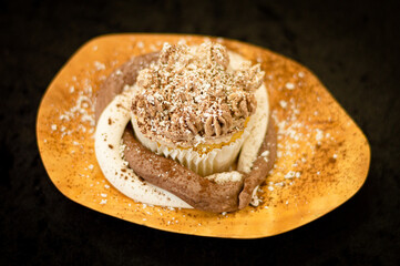 Frosty Brown Cupcake 2