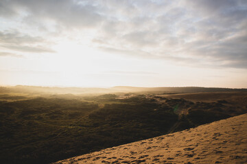 Sonnenaufgang über Landschaft