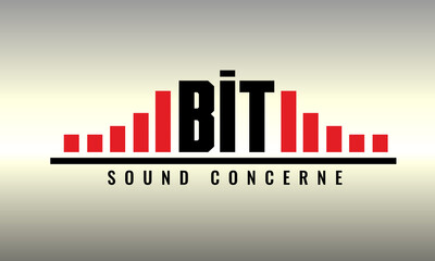 Classical music concerne logo Bit. Like audio wave