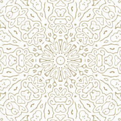 Oriental Seamless Vector Pattern - Repeating ornament for textile, wraping paper, fashion etc.