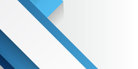 Blue white stripe abstract background paper shine and layer element vector for presentation design. Suit for business, corporate, institution, party, festive, seminar, and talks. 