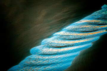 abstract of beach and water 