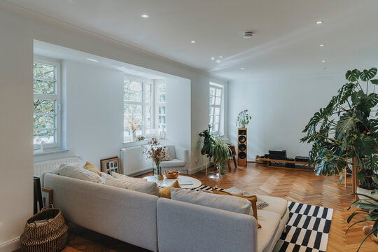 Modern interior of living room