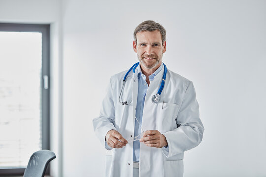 Internist with stethoscope