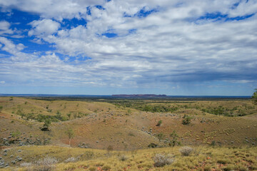 Obraz premium Roadtrip through Watarrka National Park, Red Centre Way, Northern Territory, Australia