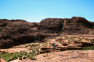 Fototapeta na wymiar Kings Canyon in Watarrka National Park, Northern Territory, Australia, Outback