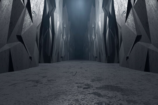 3D rendering Illustration of fantasy tomb stone