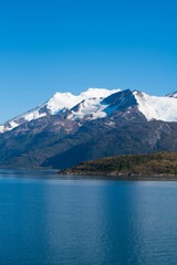 The southern coast of Chile presents a large number of fjords and fjord-like channels from the latitudes of Cape Horn