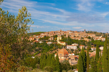 Obraz premium Ancient village in Tuscany, Italy