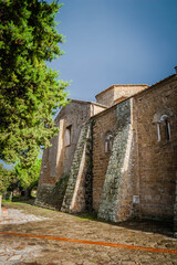 Fototapeta na wymiar The ancient village of Sovana in Tuscany, Italy