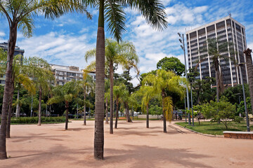 Public square in the neighborhood of Ipanema