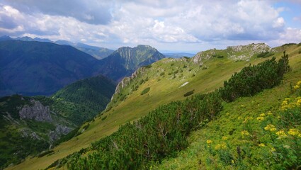 Krajobraz gór, Tatry Wysokie (Polska)
