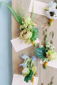 French garden buttonholes