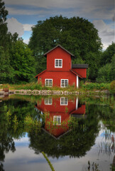 Fototapeta na wymiar Pond, Sweden