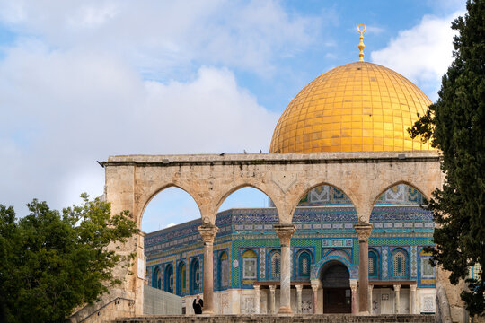 Temple Mount also know as Dome of The Rock in Israel.