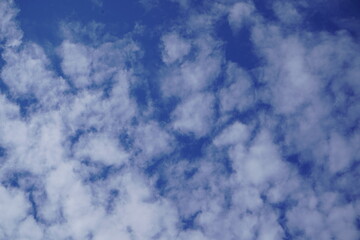 blue sky with clouds