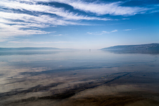 The Sea of Galilee in Israel