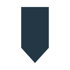 ribbon bookmark decoration ornament icon isolated design