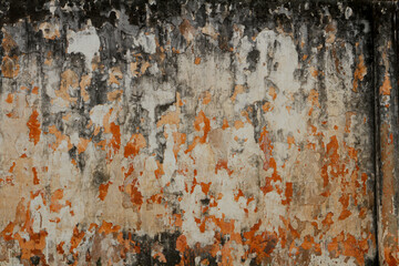 Colorful Rustic Grungy background on textured wall.  