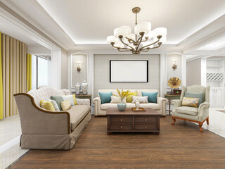 clean and tidy modern living room design, entrance with shoe cabinet, sofa, TV, table, leisure chair and other facilities