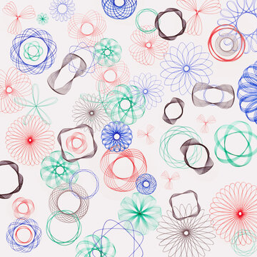 Spirograph shapes