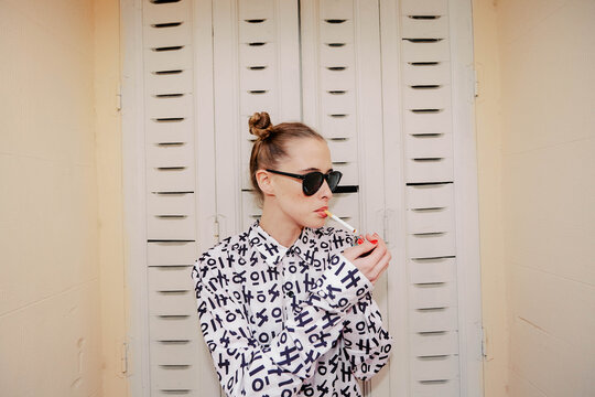 Girl smoking