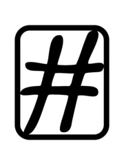 Icon Hashtag Symbol 