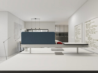 spacious modern residential study design