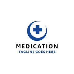 Health Medicine Symbol Logo design Vector