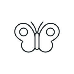 butterfly insect icon vector illustration