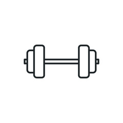 dumbbell fitness icon vector illustration