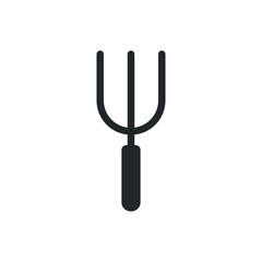 gardening fork icon vector illustration
