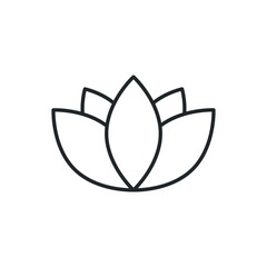 lotus flower icon vector illustration