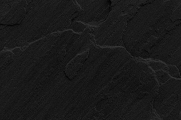 Dark grey black slate background or texture. Black granite slabs background
