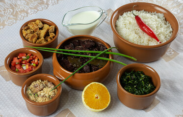 Feijoada with coconut milk - typical Brazilian food