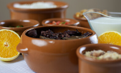 Feijoada with coconut milk - typical Brazilian food