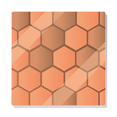hexagonal stone tiles seamless texture pattern