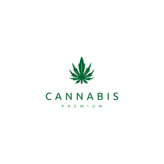 Pot Hemp Cannabis Marijuana Leaf CBD Logo Design Inspiration