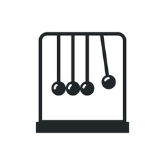 pendulum science icon vector illustration