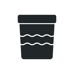 flower pot icon vector illustration