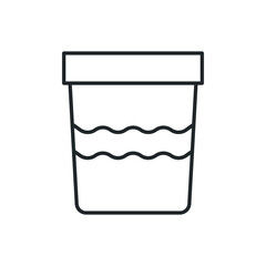 flower pot icon vector illustration