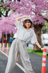 portrait woman young park beautiful fashion