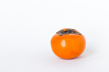 A Persimmon fruit isolate on white background