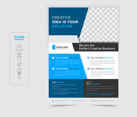 Creative business flyer template