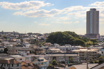 Obraz premium 鶴ヶ峰の街並み（神奈川県横浜市旭区）
