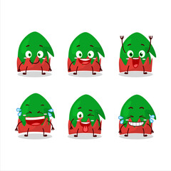 Cartoon character of dwarf hat with smile expression