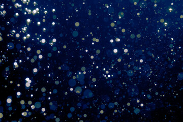 Abstract blue bokeh