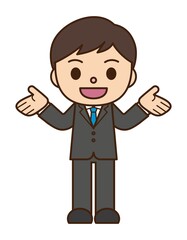 紹介 スーツ 男性