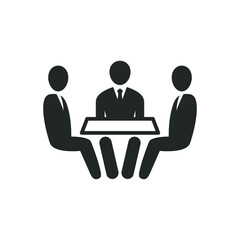 Business meeting icon
